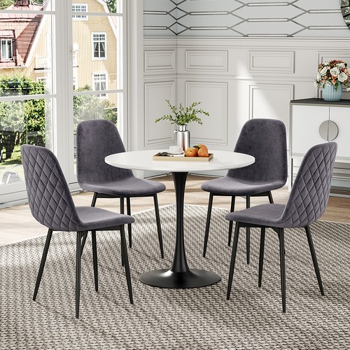 Dining table set round - of, 4
