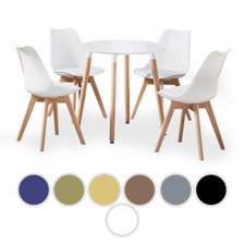 Round Dining Table and 4
