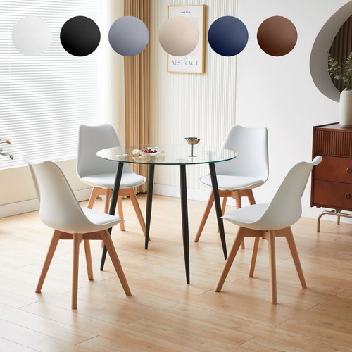 Dining table and chairs set - table,