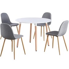 Round Dining Table & Chair Set