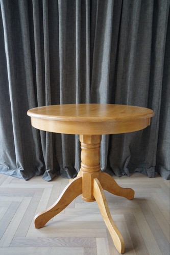 Solid wood round dining table - solid,