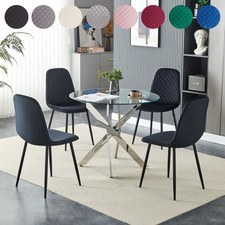Dining Table and 4 Chairs Set