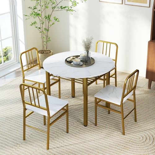 Round kitchen table 4 - round, chairs