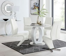 GIOVANI Round White Gloss and