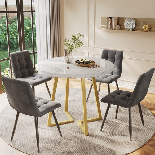Round dining table - round, and