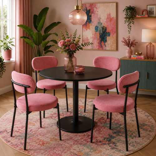 Modern stylish round dining - modern,