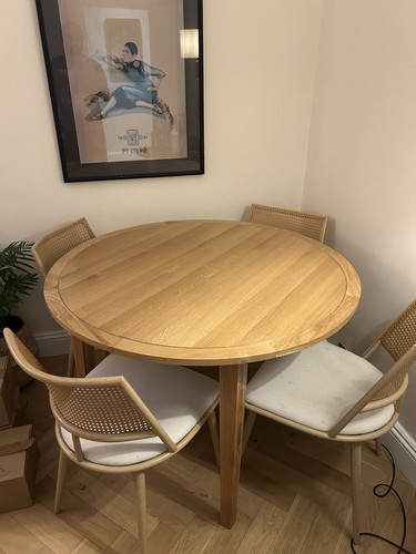 Round dining table - table, with