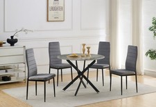 Dining Table Set 100 cm Round