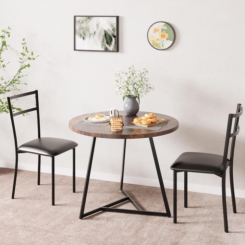 Round dining table - round,