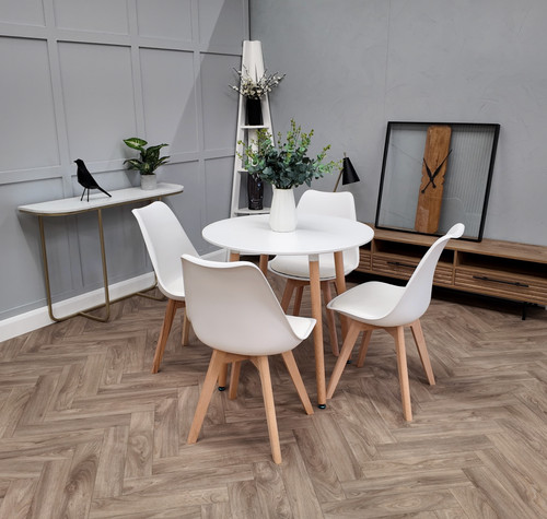 80cm round dining table - round,