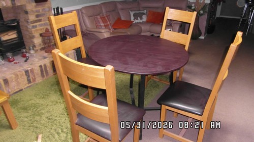 Round dining table - and, 4