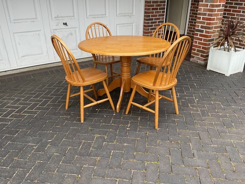 Ikea round wooden kitchen - round,