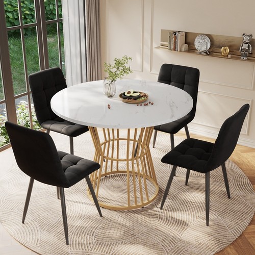 Round dining table - round, chairs